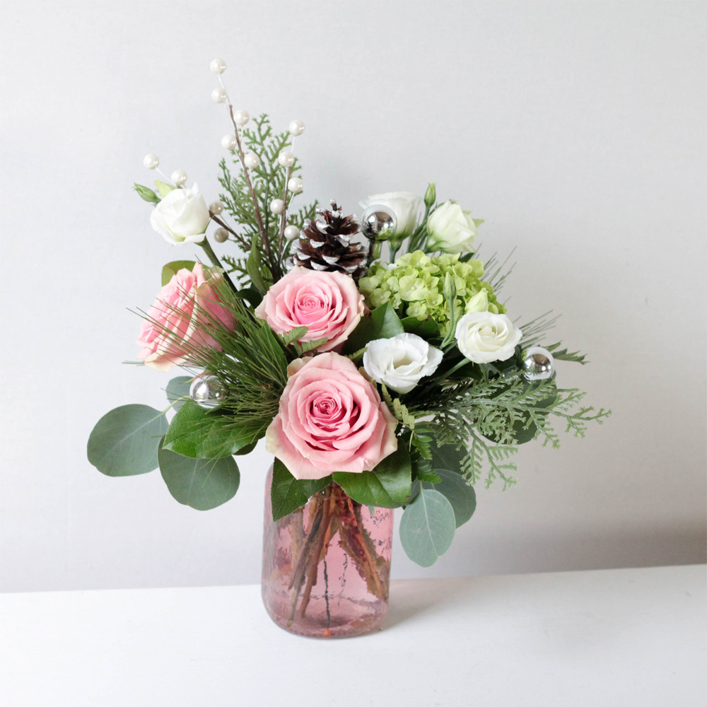 Holiday Barbie Floral Arrangement