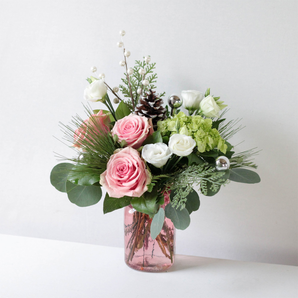 Holiday Barbie Floral Arrangement