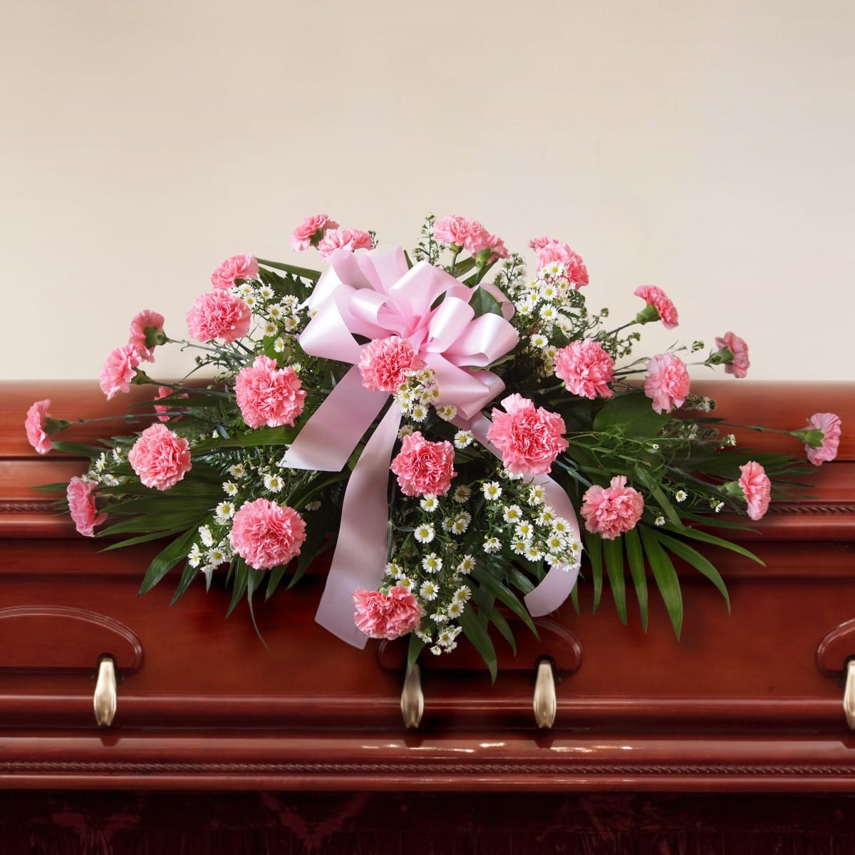 Sweet Pink Casket Spray