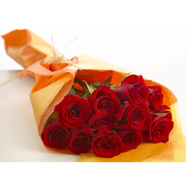 Wrapped Dozen Roses- PICK UP ONLY