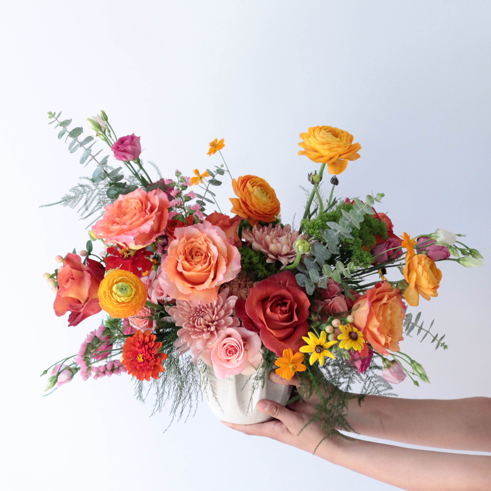 Medium Ceramic Wedding Bud Vase
