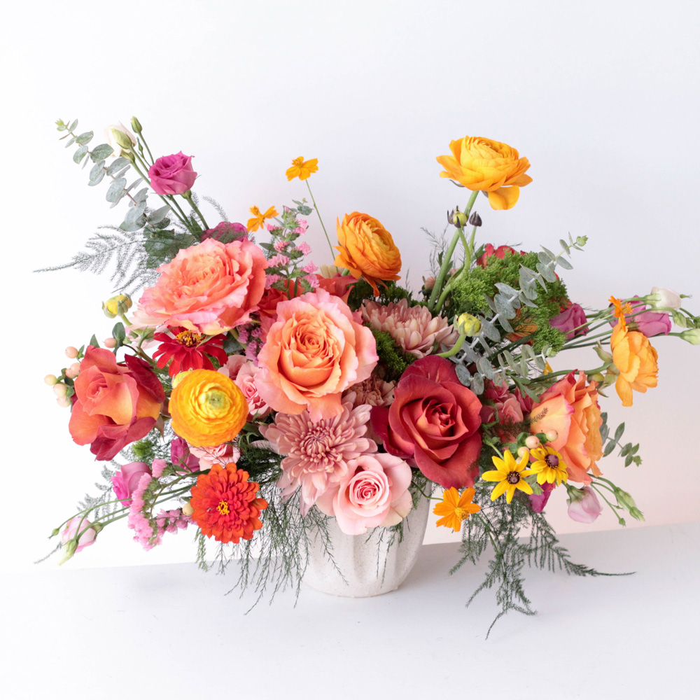 Medium Ceramic Wedding Bud Vase