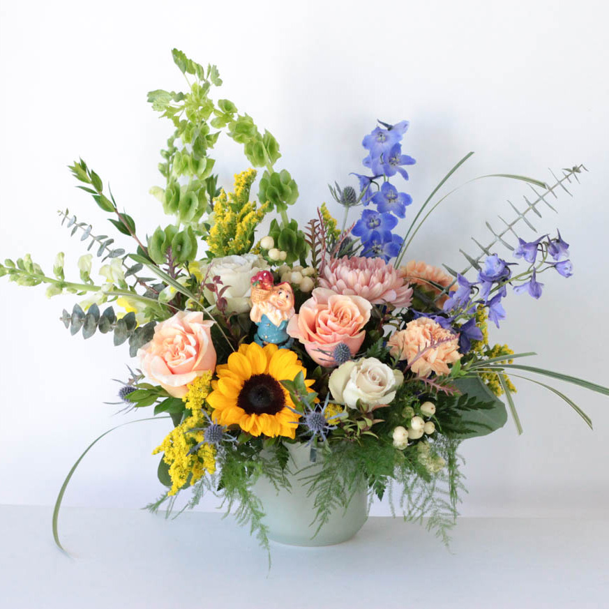 Oh Gnome You Didn't! Floral Arrangement