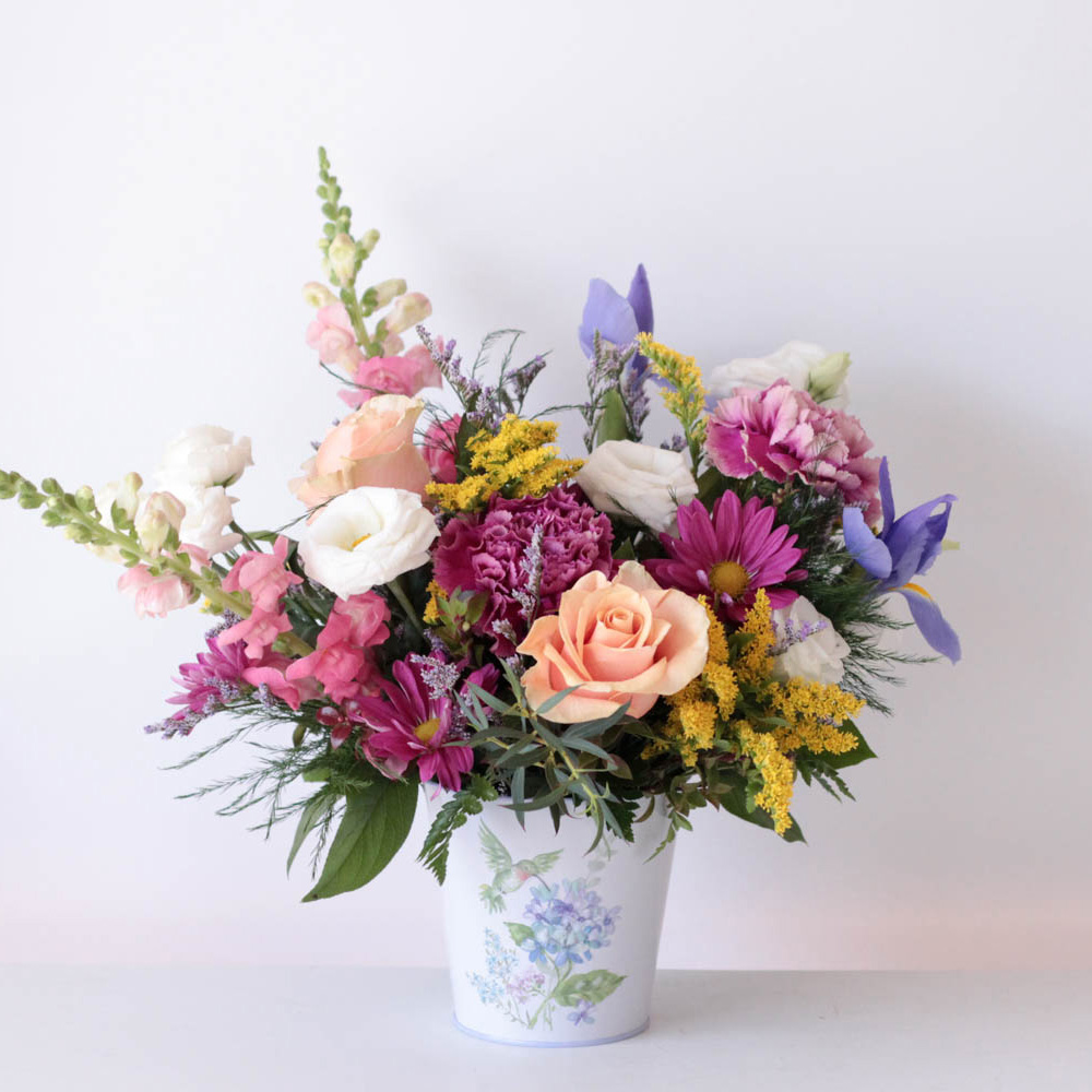 Hummingbird Heartbeat Floral Arrangement