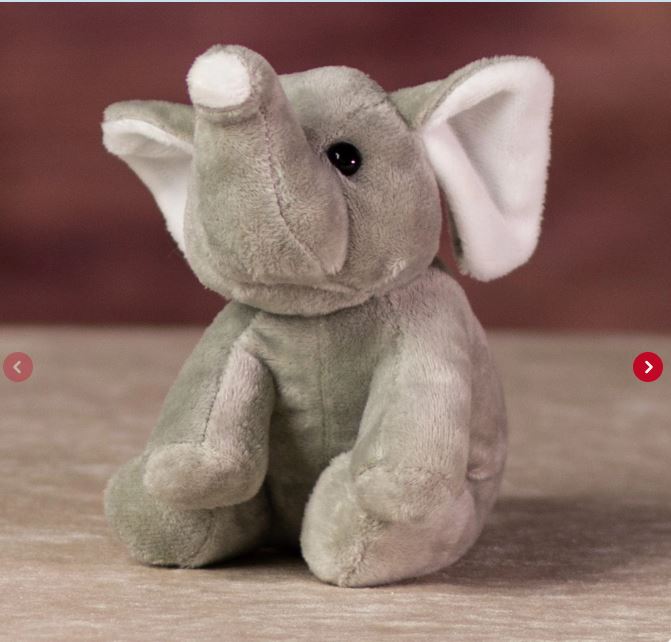 Elephant Teddy Bear - 7"