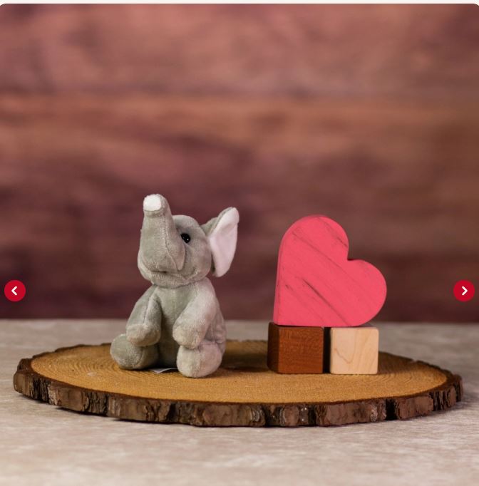 Elephant Teddy Bear - 7"