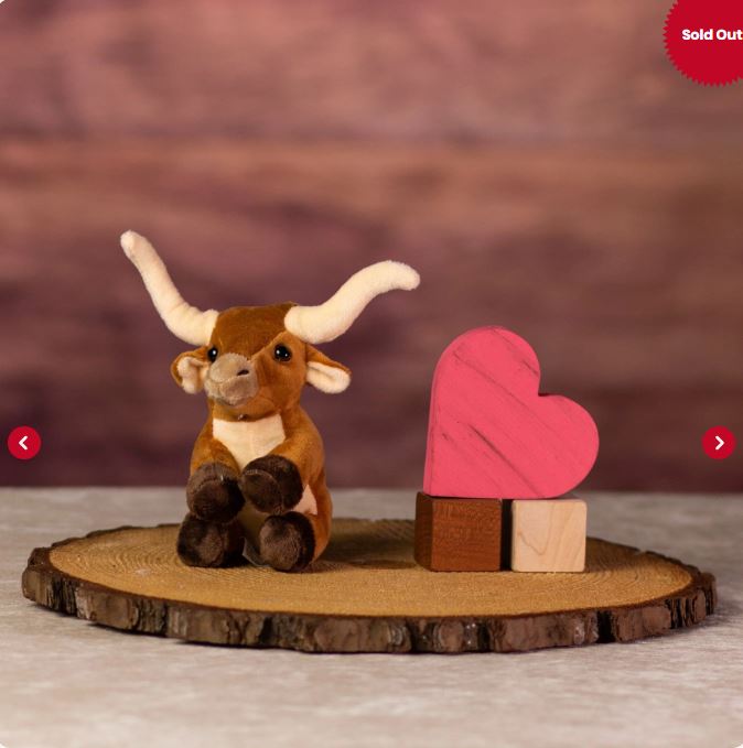 Lognhorn Teddy Bear - 7"