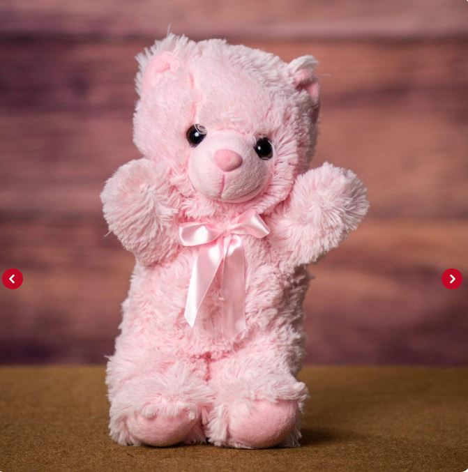 Pink Teddy Bear - 7"